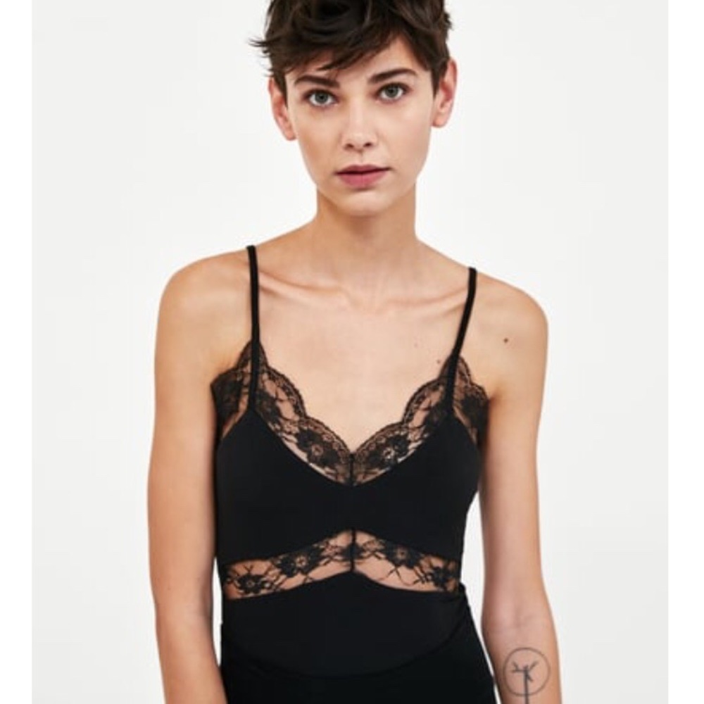 ZARA Lace Bodysuit - Picture 3 of 7